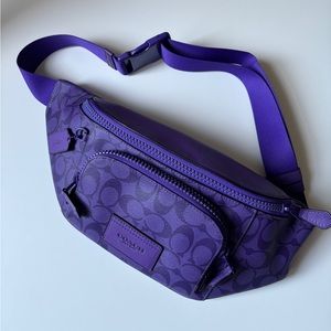 Purple Coach Crossbody Bag Fannypack